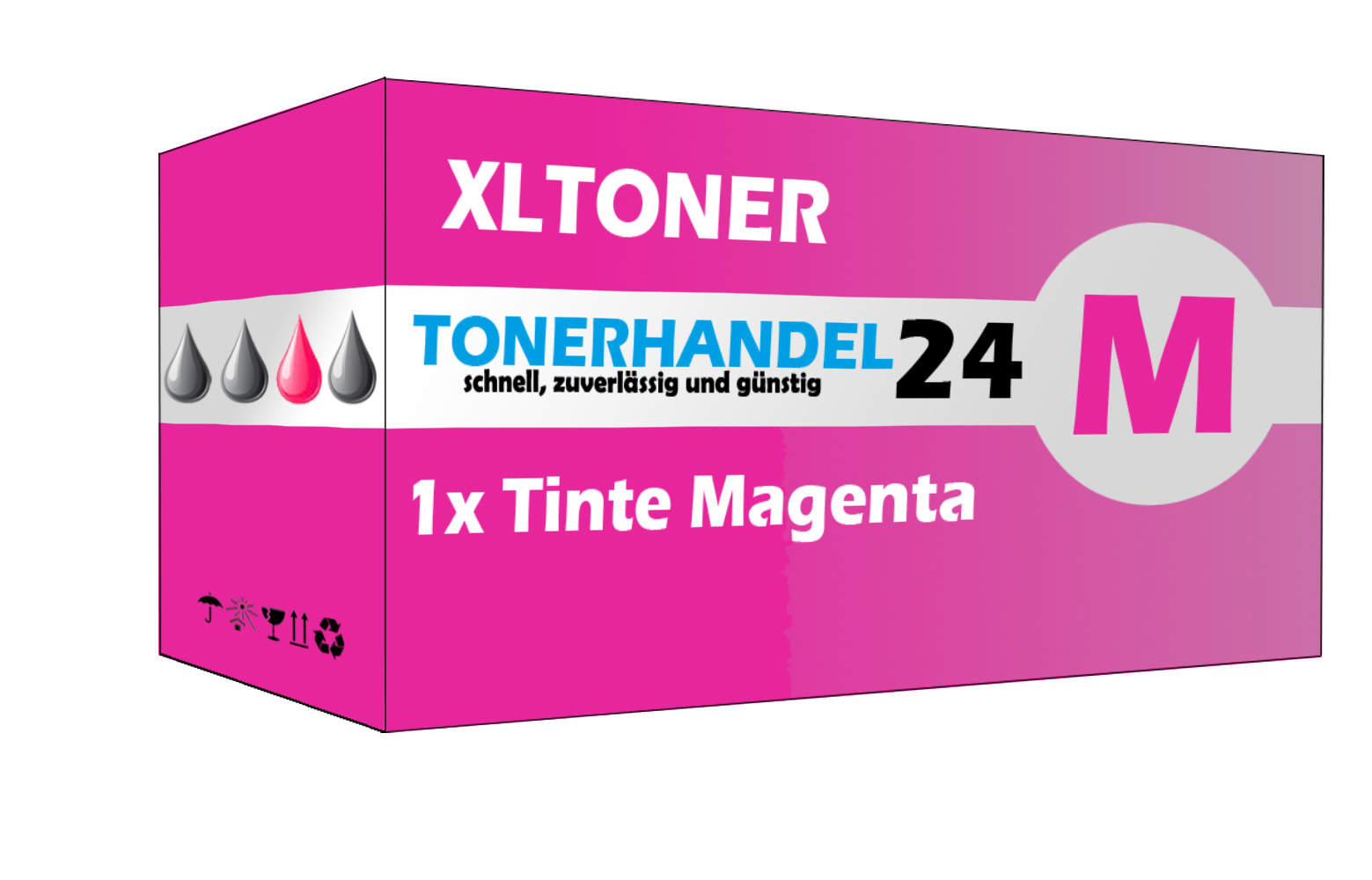 Kompatible Gel-Kartusche magenta HC (405763-3) ersetzt GC-41MH