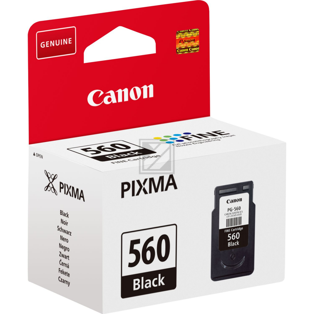 Canon Tintendruckkopf schwarz (3713C001, PG-560)