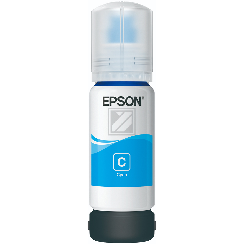 Epson TintennachfÃ¼llflÃ¤schchen (ecotank) cyan (C13T00P240, 104)