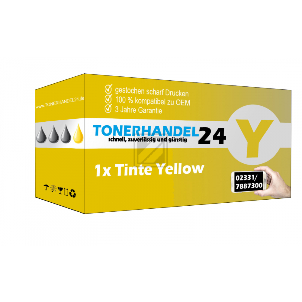 Kompatible Gel-Kartusche gelb HC (405764-3) ersetzt GC-41YH