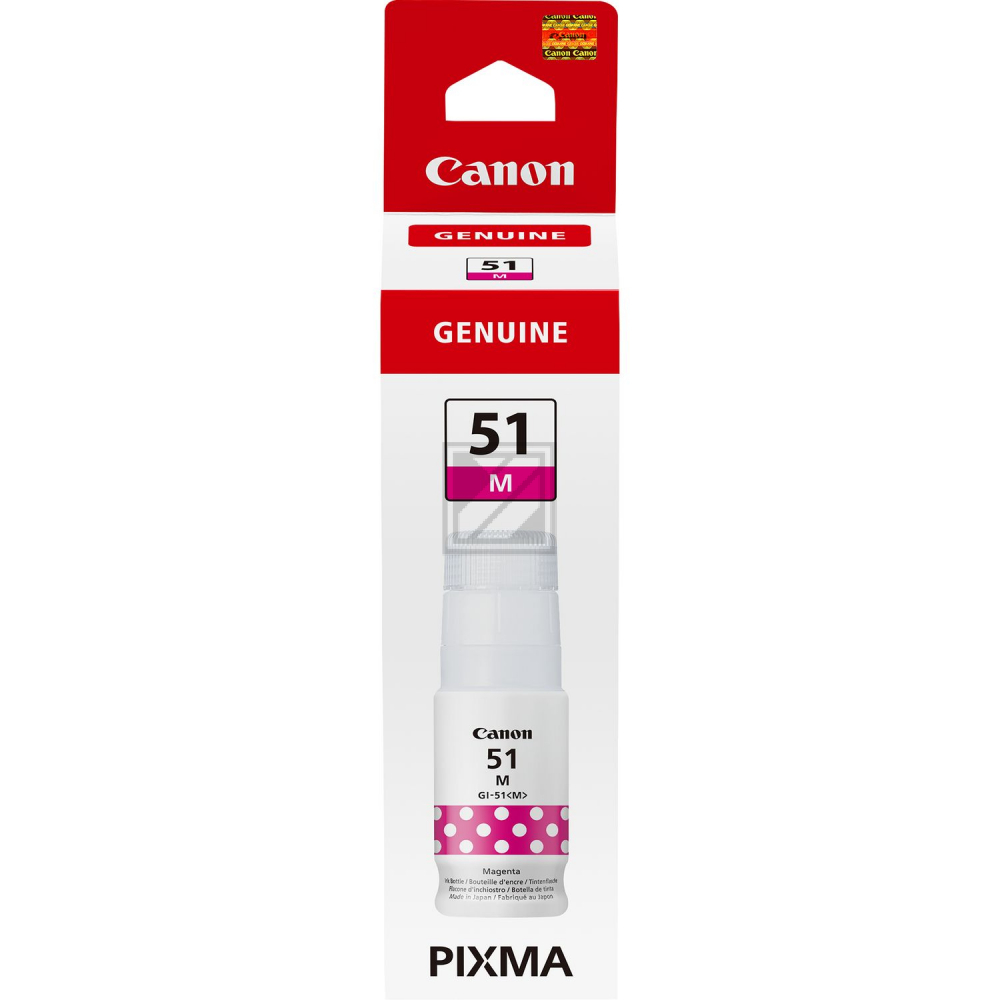 Canon Tintennachfuellflaeschchen magenta (4547C001, GI-51M)