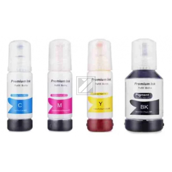 Epson Tintenflasche gelb, magenta, schwarz, cyan (C13T03V64A, 101)