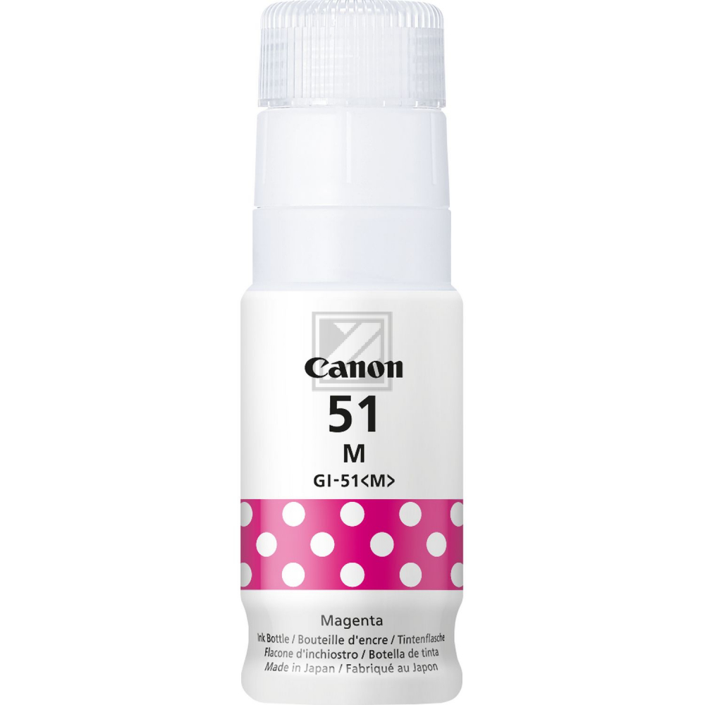 Canon Tintennachfuellflaeschchen magenta (4547C001, GI-51M)