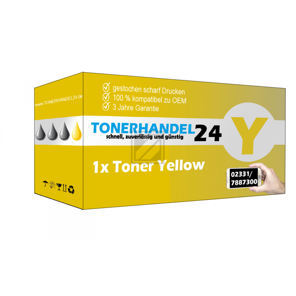 Kompatibles Toner-Kit gelb (1T0T2K0ANL-3) ersetzt TK-895Y