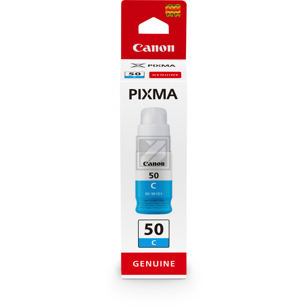 Canon Tintennachfuellflaeschchen cyan (3403C001, GI-50C)