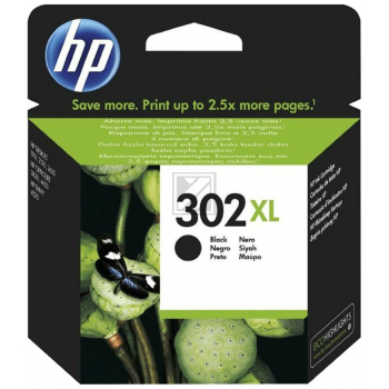 HP Tintendruckkopf schwarz HC (F6U68AE#301, 302XL)
