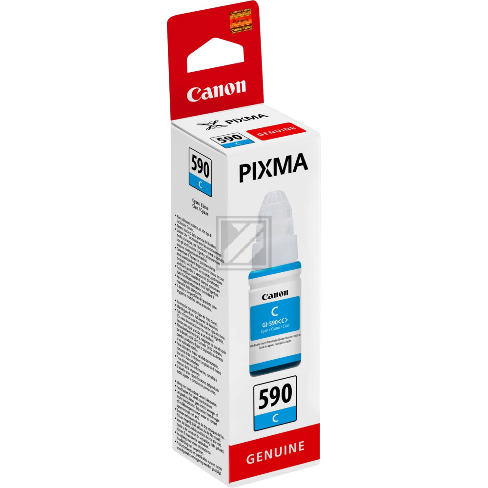Canon Tintennachfuellflaeschchen cyan (1604C001, GI-590C)