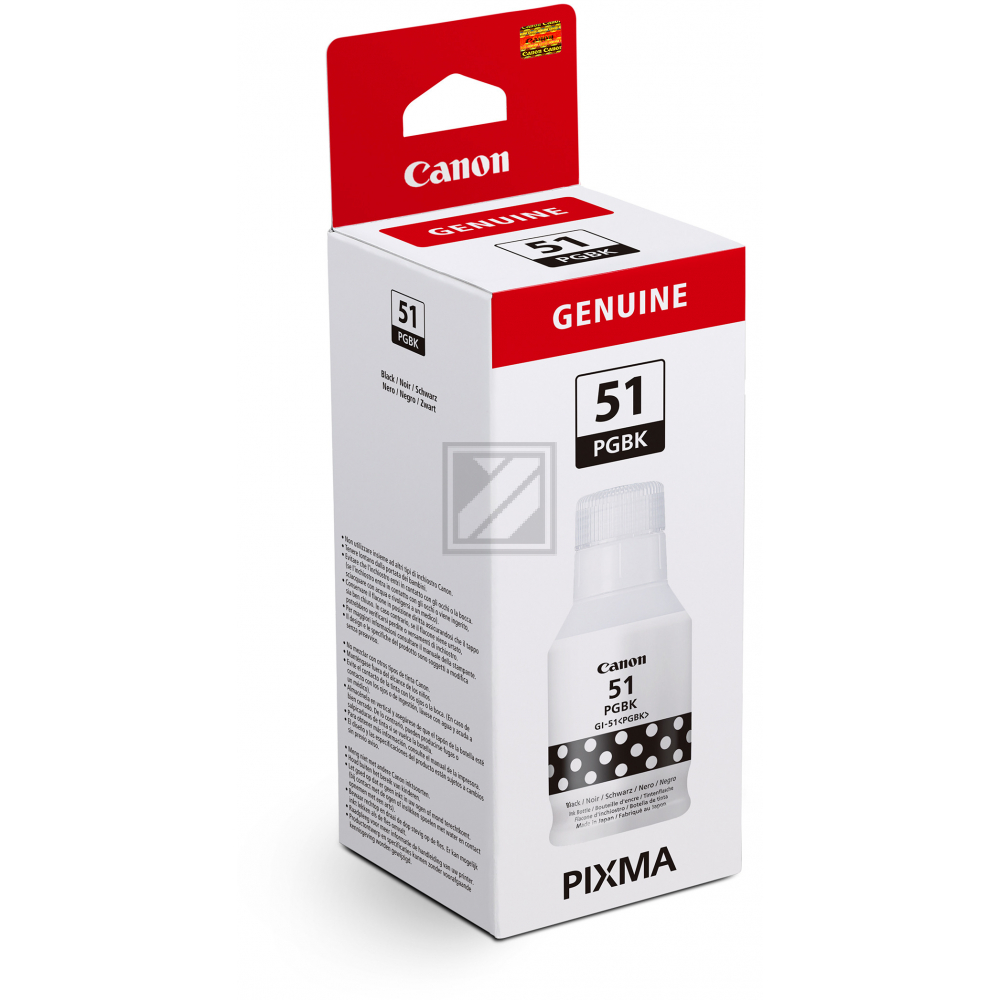 Canon Tintennachfuellflaeschchen schwarz photo (4529C001, GI-51PGBK)